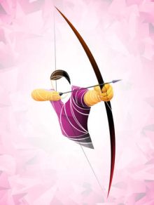 92298668-illustration-d-archer-géométrique-stylisée-